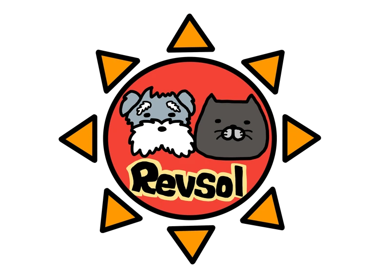 こぐまの酸素屋さん（Revsol）ロゴ　イラスト：スティーヴン★スピルハンバーグ